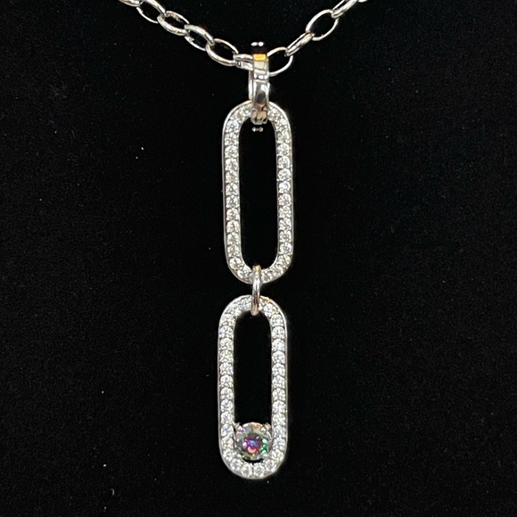 Bomb Party - June 2025 - Lab Created Alexandrite Necklace - Hematite Plating - Picture 1 of 4